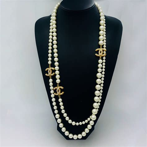 cheap chanel fashion jewelry|authentic chanel pearl necklace.